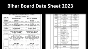 Bihar Board Time Table 2023